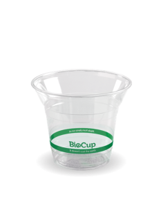 Biopak Cups Cold 300ml Clear Biocup 50 Pack x 1